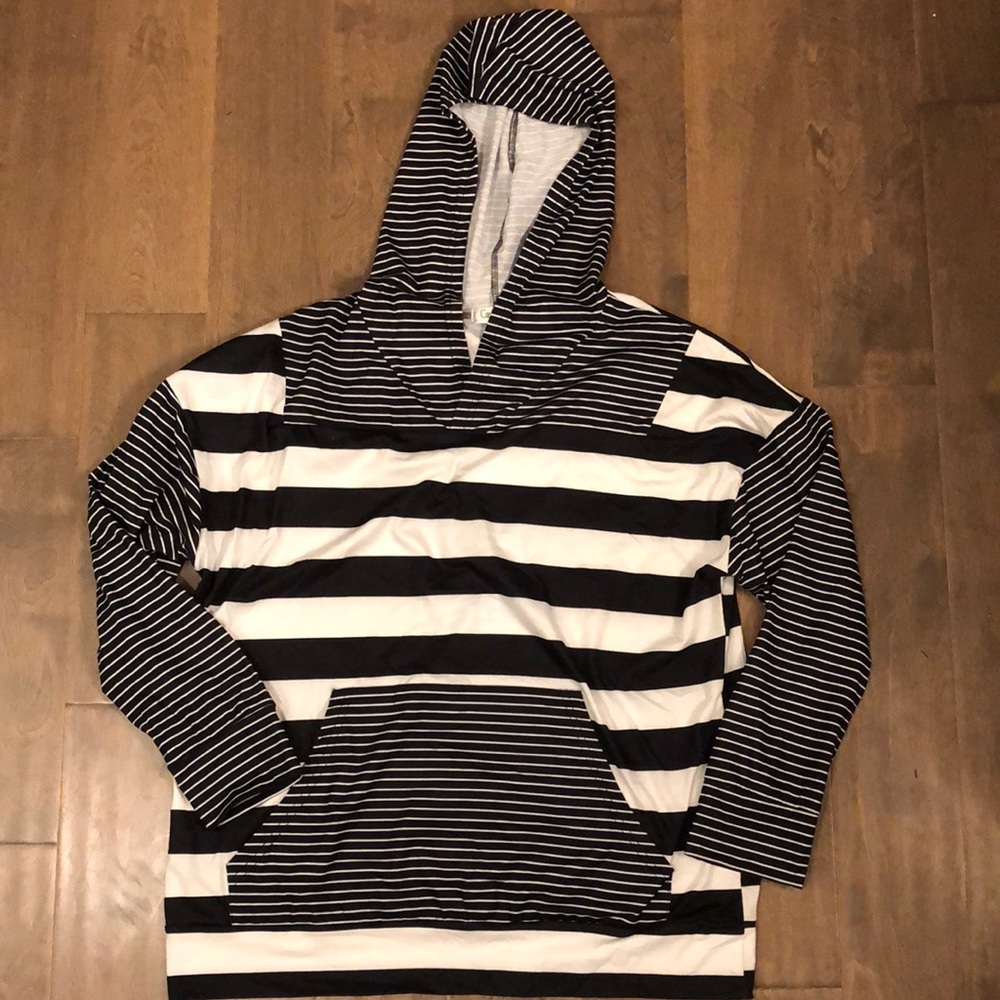 Coeur de Vague hooded top